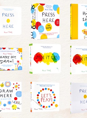 Mix It Up 变变变 Press Here 点点点 给孩子的艺术书 英文原版绘本 Herve Tullet 法国创意大师埃尔维杜莱 儿童颜色认知艺术启蒙