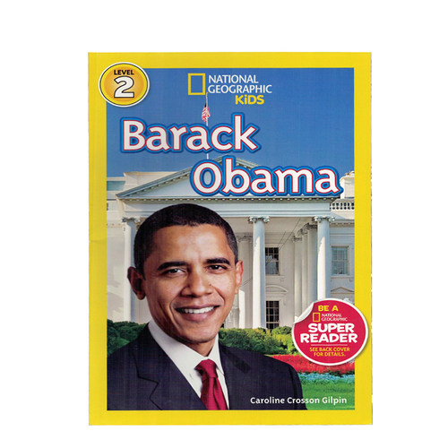 进口英文原版正版绘本 National Geographic Kids Level2:Barack Obama 国家地理分级阅读初阶 儿童英语启蒙绘本