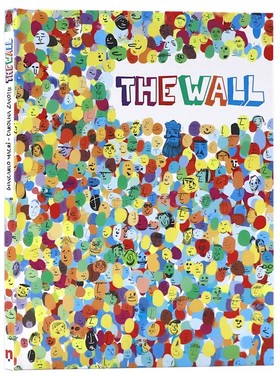 墙 英文原版绘本 The Wall 关于人性认识人与人之间融合的价值打破隔阂儿童精装大开全彩图画书Giancarlo Macrì进口童书