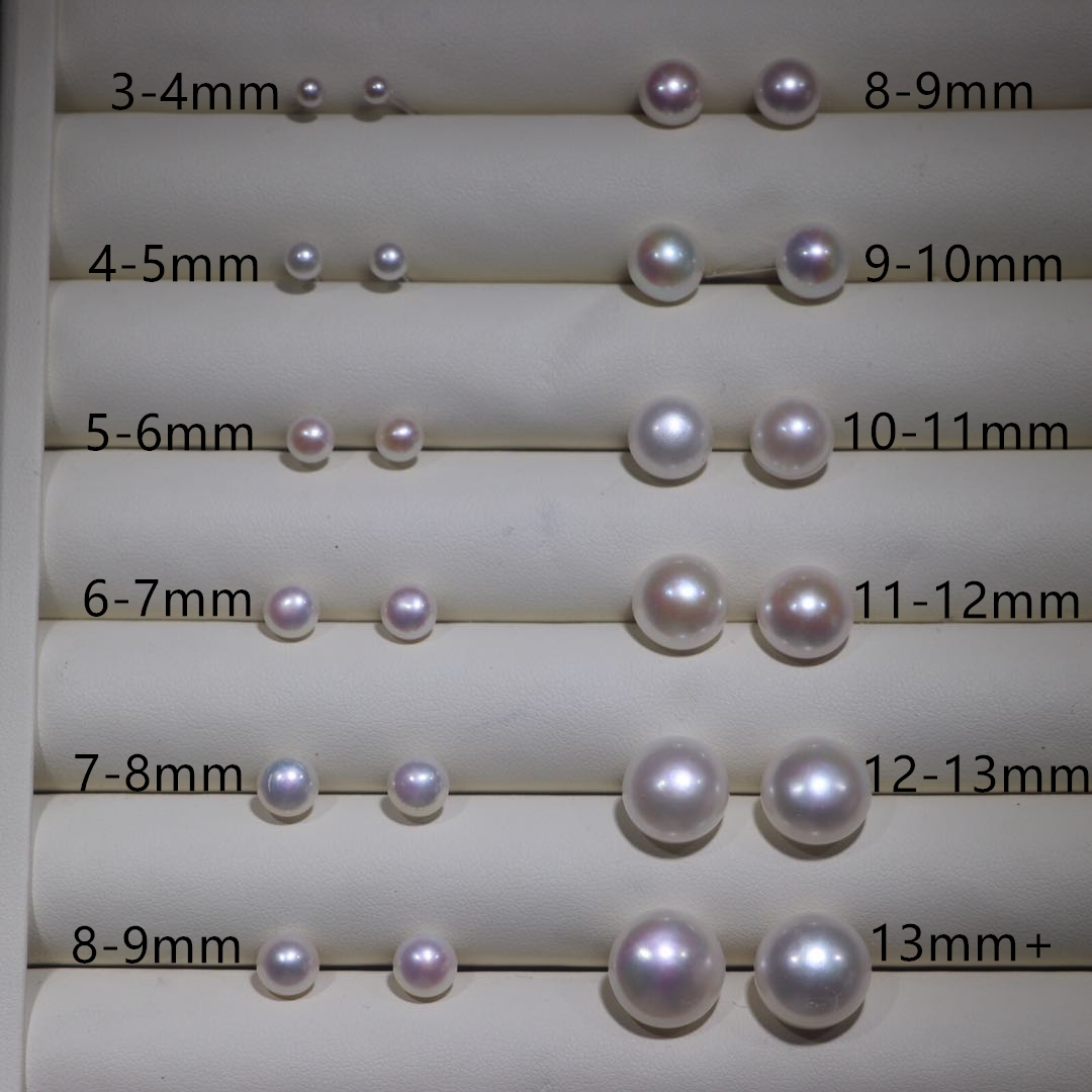 《桃夭》 限量9.9包邮简约 百搭抗过敏 S925纯银天然淡水珍珠耳钉