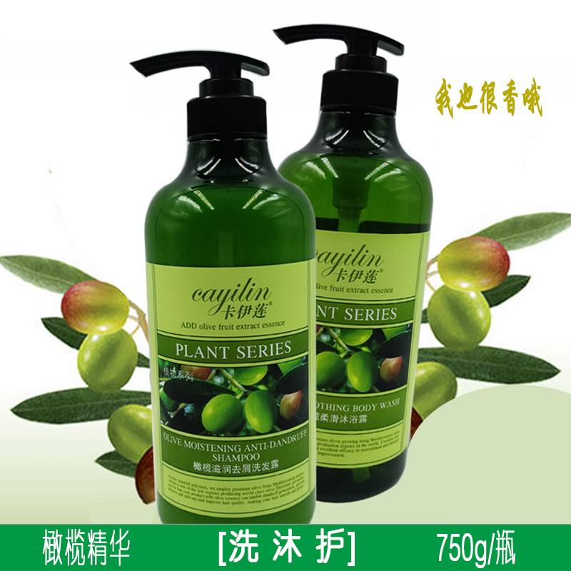 卡伊莲洗发水沐浴露橄榄滋润去屑