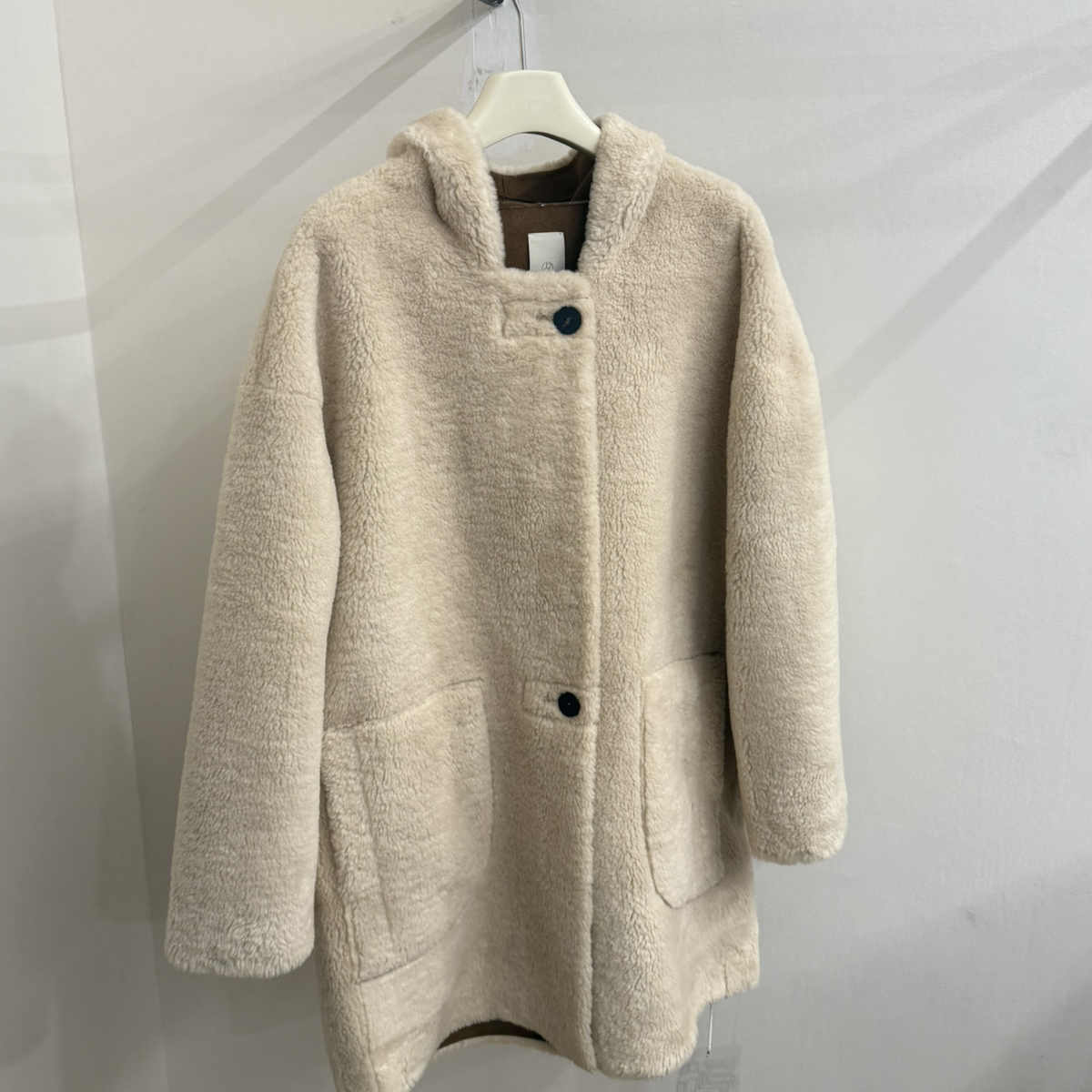 多多小众设计臻品穿冬款皮毛一体毛毛连帽外套皮毛一体TC4025