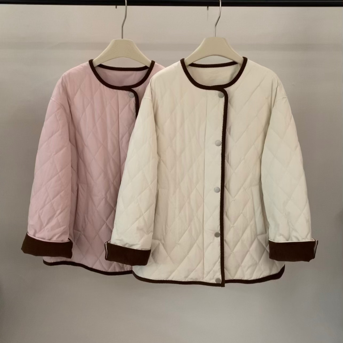 多多领绗缝保暖羽绒服外套保暖羽绒服外套(充绒量123克)2510022