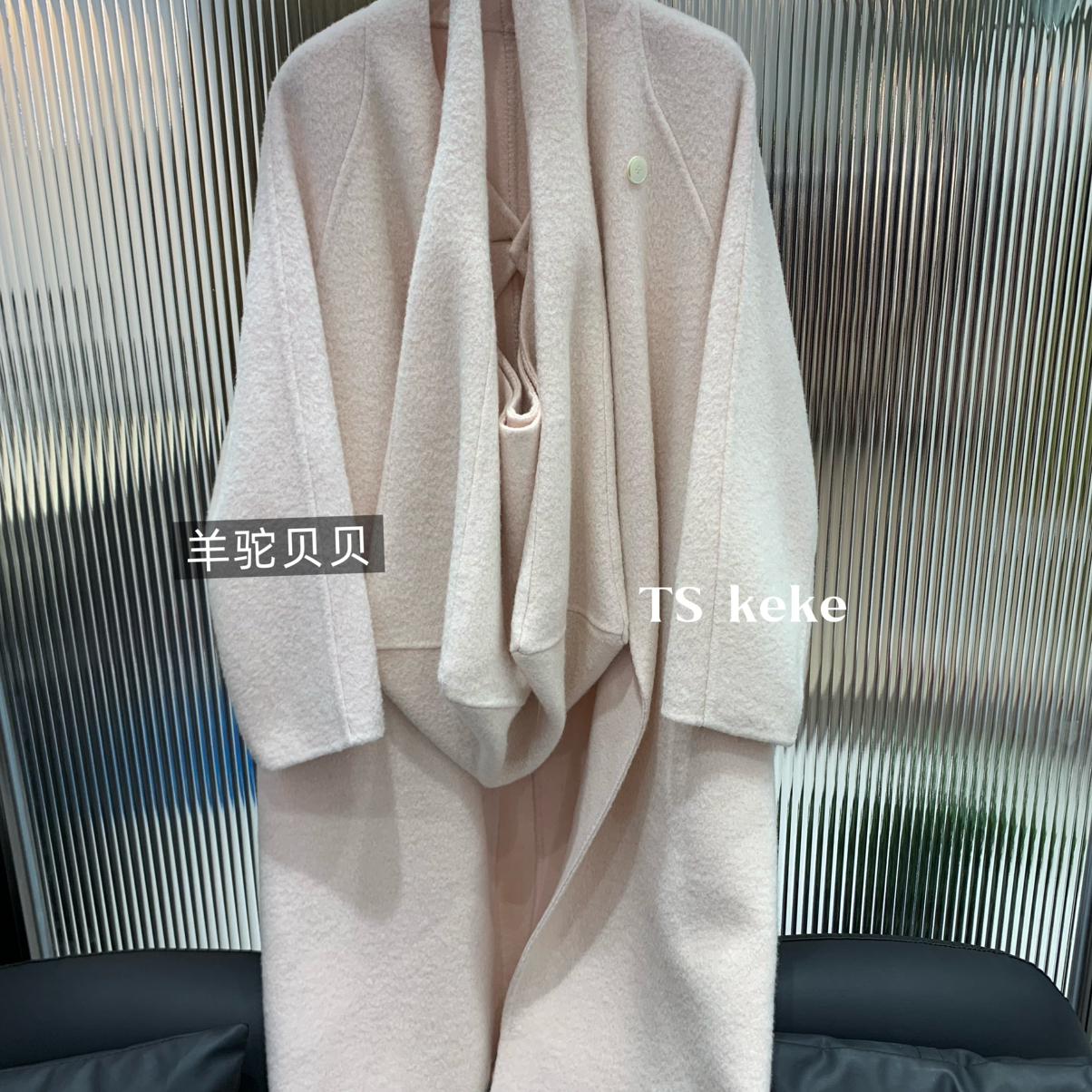 多多外套大衣羊毛外套(配包包)(含90羊毛)(羊驼贝贝)PZaje898