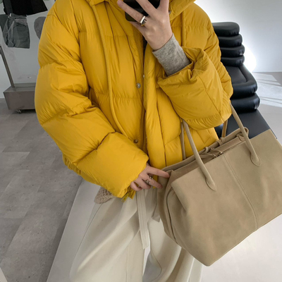 多多适保暖短款面包服外套冬保暖羽绒服外套(充绒量196克)9133zg