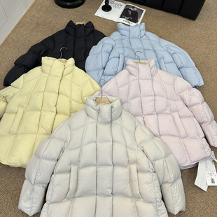 052 含90白鸭绒 多绒265克高蓬松中长款 高品质保暖羽绒服外套