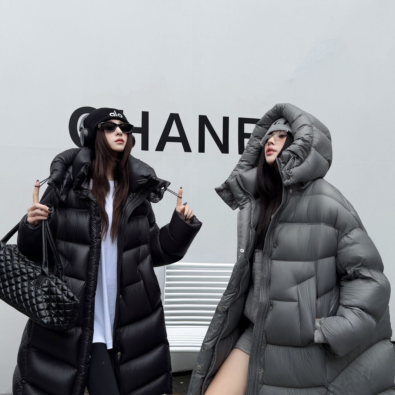 多10克95安心绒超级加倍欧货面包长款羽绒服(含95白鸭绒)38051