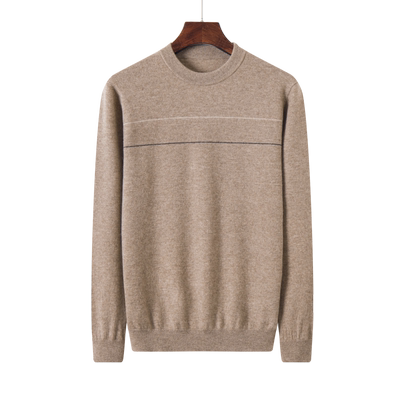 圆领针织打底加厚毛衣秋冬羊绒衫