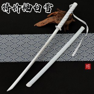 武士刀木质宝剑唐横刀东洋拔刀剑带鞘古风儿童玩具木剑太刃木质刀