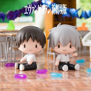 现货 S-FIRE fuwa petit 新世纪福音战士EVA 碇真嗣 渚薰 Q版手办