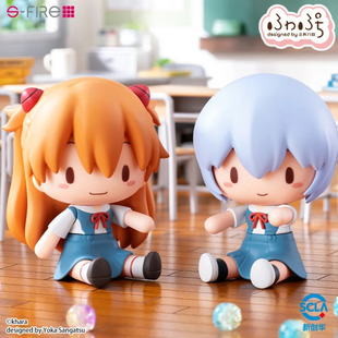 现货S-FIRE fuwa petit 新世纪福音战士EVA绫绫波零明日香Q版手办