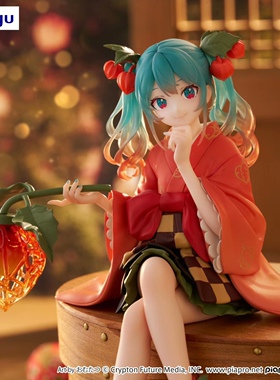 现货 FURYU 初音未来 鲜花精灵 心形/灯笼果仙子 泡面压 景品手办