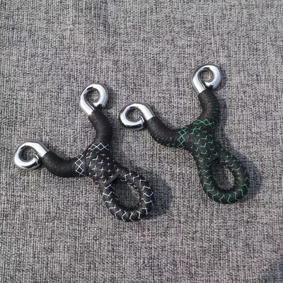 不锈钢弹弓手工冷弯传统弓高精度大威力直板渐变小弓眼掌中宝竞技