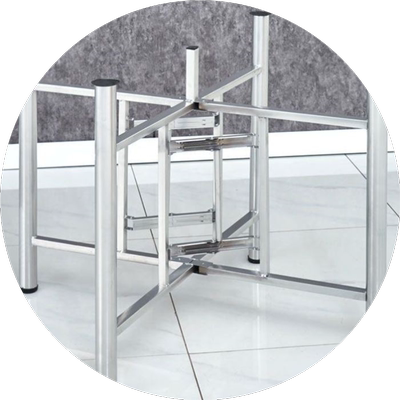 定制餐桌脚圆桌伸缩可折叠