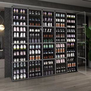 鞋架子多层家用结实进门口简易鞋柜靠墙耐用封闭鞋子出租房收纳柜