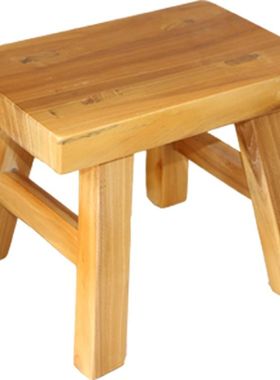 香樟木家用原木小板凳传统矮凳怀旧儿童木凳实木洗衣凳创意跳舞凳