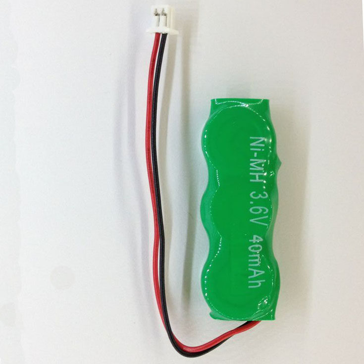 纽扣锂电池40MAH 3.6V带线可充电 带端子