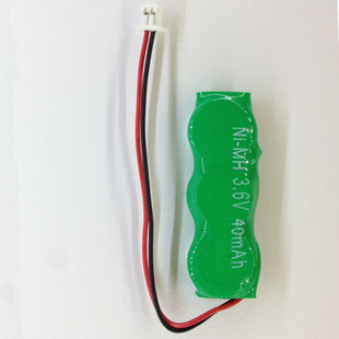 纽扣锂电池40MAH 3.6V带线可充电 带端子