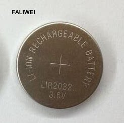 LIR2032 3.6V /3.7V 纽扣电池 可充电电池  国产全新高质量现货