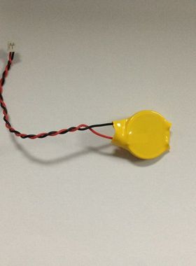 CR2016  3V黄色带线不可充电按钮线电池