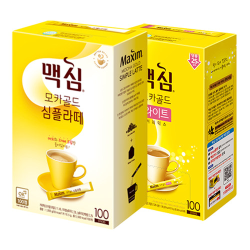 韩国进口麦馨黄金摩卡咖啡拿铁