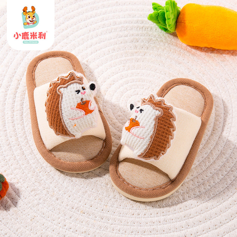 儿童亚麻拖鞋男童2026新款四季宝宝女宝通用防滑静音居家鞋舒适夏,童鞋/婴儿鞋/亲子鞋,儿童棉拖鞋,淘宝优惠券,粉丝福利购,淘宝优惠卷