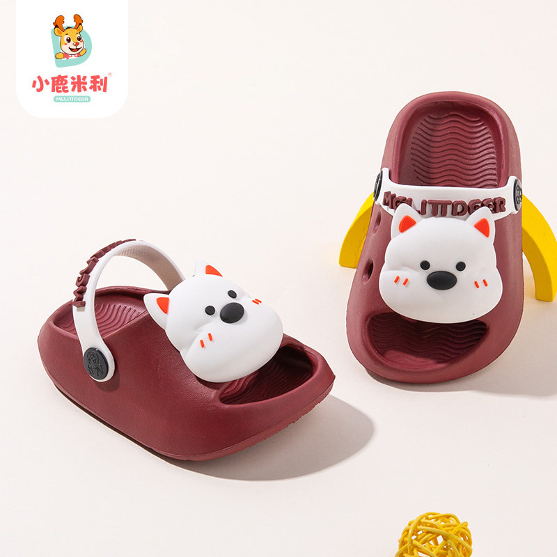 男童拖鞋夏季新款防滑可爱宝宝洞洞鞋女宝轻便舒适小童小孩子外穿