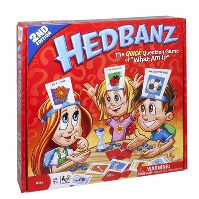 Hedbanz game 卡牌游戏 猜猜我是谁 what an i 头戴卡片桌游
