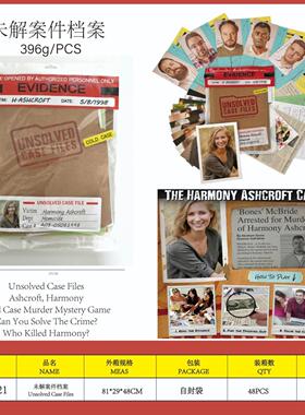 未解案件档案 Ashcroft, Harmony 冷案谋杀谜题游戏谁杀了Harmony