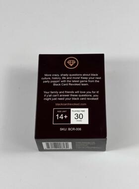 black card revoked better bolder blacker全英文游戏卡牌聚会