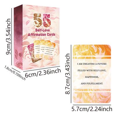 跨境新品 55 Self-Love Affirmation Cards 自我肯定激励卡牌现货