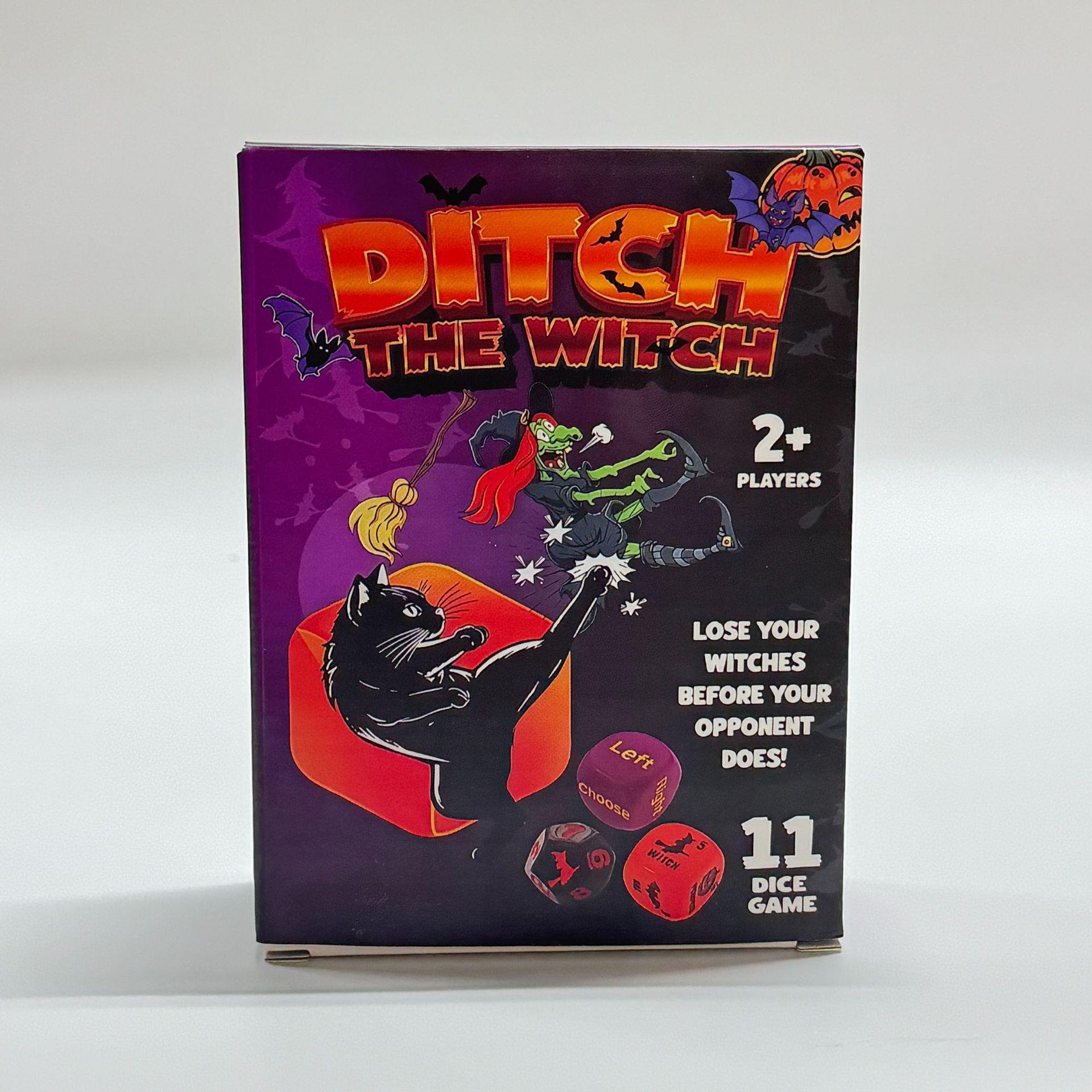 跨境新品Ditch the Witch整蛊桌游骰子游戏聚会互动玩具整人样品