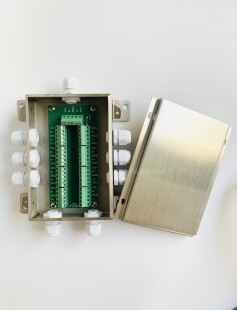 地磅称重接线盒JHX/DJXH 4 6 8 10不锈钢数字柯力耀华控制盒通用