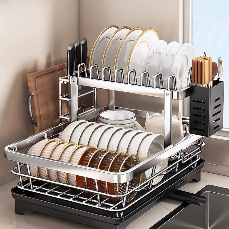 德国进口FZY碗碟收纳厨房置物架