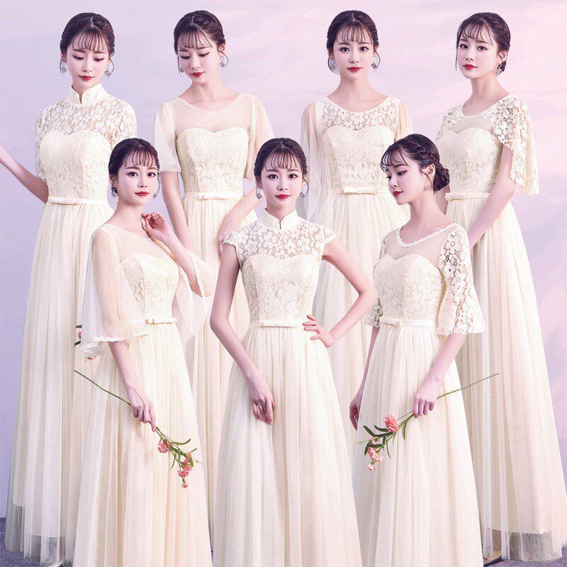兴旺2018新款伴娘服长款韩版姐妹团礼服裙女秋冬中式闺蜜装婚礼晚|msdalam kategori Butik wanita / wanita, perkahwinan/Cheongsam/pakaian, pakaian/malam - dari Buy2taobao.com untuk memberikan perkhidmatan ejen Taobao profesional membeli