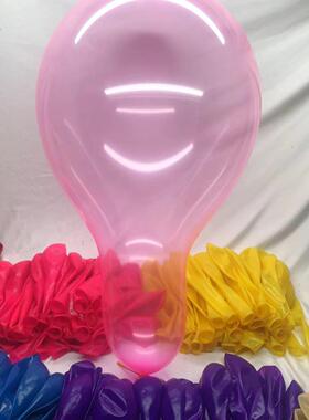 24英寸长脖子乳胶气球泡泡糖色定制图案动漫气球