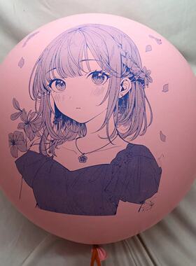 36英寸动漫印刷二次元印刷乳胶气球