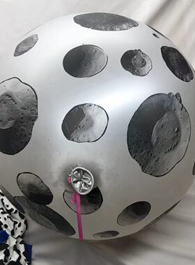 36寸月球乳胶气球派对气球八大行星气球
