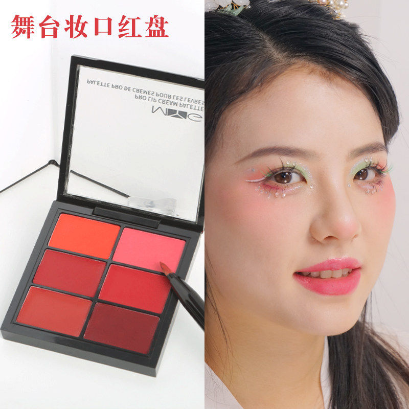 口红盘6色化妆师专用调色
