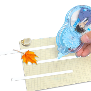 爱好名侦探柯南联名款修正带大容量改正带360米小初高中学生用改错带涂改带透明多功能纠错带创意足米实惠装