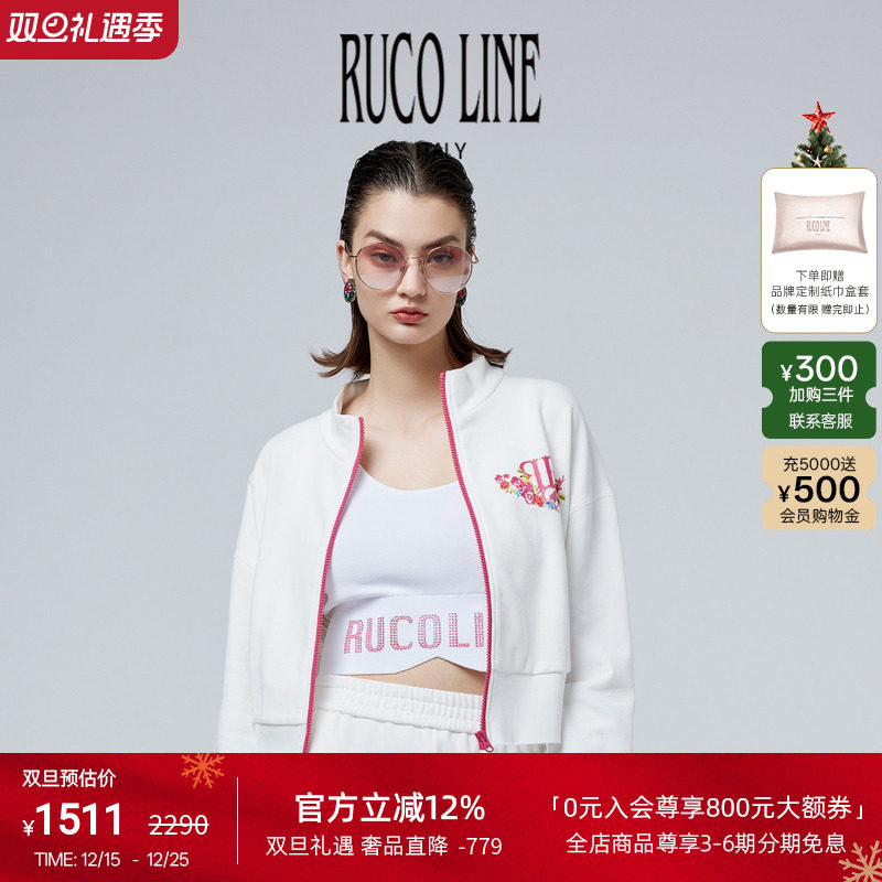 RUCOLINE印花贴布短外套