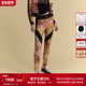 长裤 Ruco 子 花色印花裤 女弹力修身 Line如卡莱 25春夏时尚