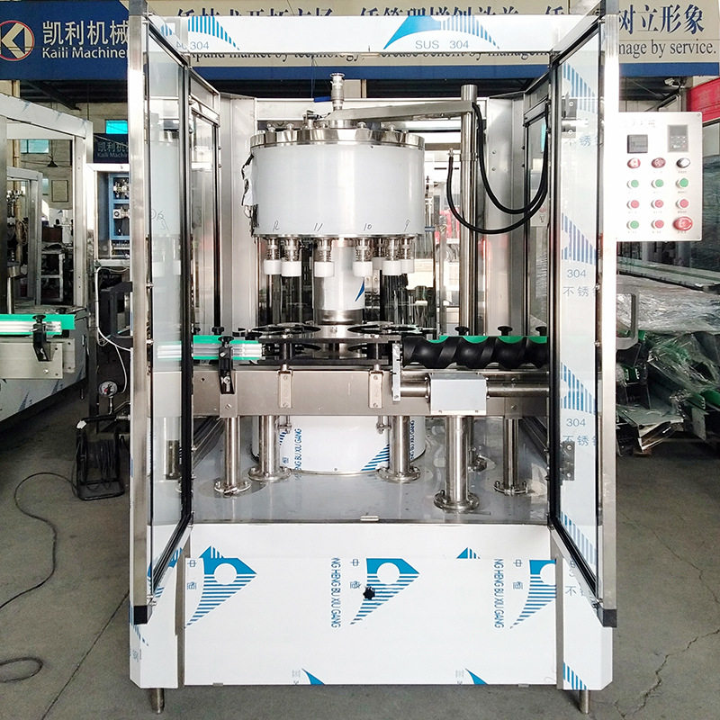自动化500ml液体灌装设备 果酒蓝莓酒灌装机械 白酒包装设备