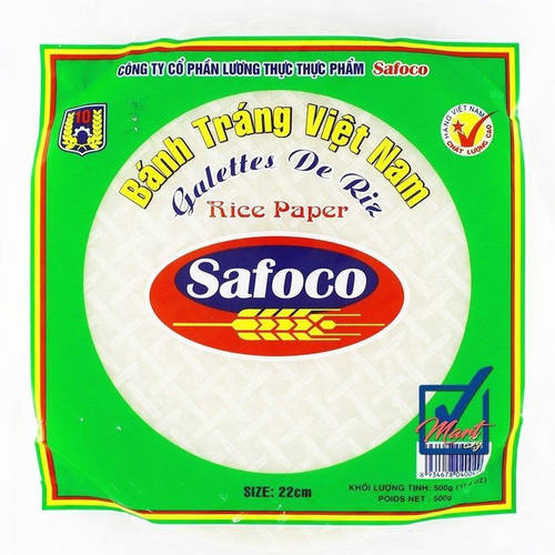 越南春卷皮 banh trang safoco 米皮薄味美透明手卷生食炸春卷皮