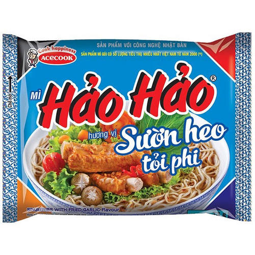 越南好好方便面排骨味干拌面速食面mi hao hao suon heo toi phi