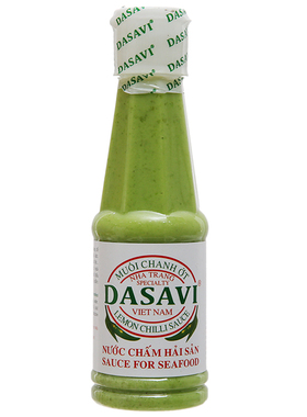 青盐辣椒酱海鲜酱 muoi chanh ot dasavi 柠檬青辣椒酱