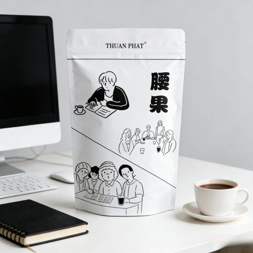 越南风味白袋装腰果坚果新货零食hat dieu thuan phat tui 500g