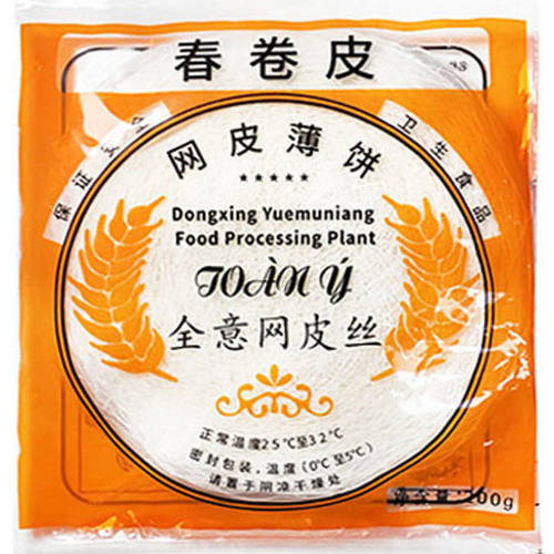 越南网状春卷皮全意春卷皮banh re trang D&A nem nhu y米皮