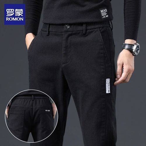 Трендовые штаны для отдыха, осенние, в корейском стиле, облегающий крой, эластичная талия