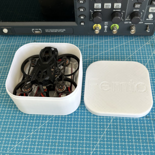 木二创客 BETA FPV百达Pavo Femto穿越机收纳盒保护盒装6块2s电池